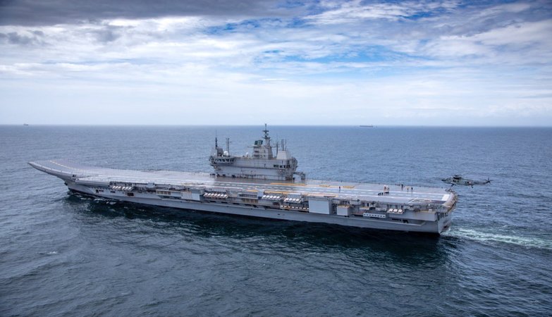 Indigenous Aircraft Carrier ‘Vikrant’ proceeds for maiden sea trial