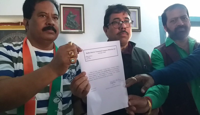 TMC minority cell removes Independent candidate Anupam Biswas from his post