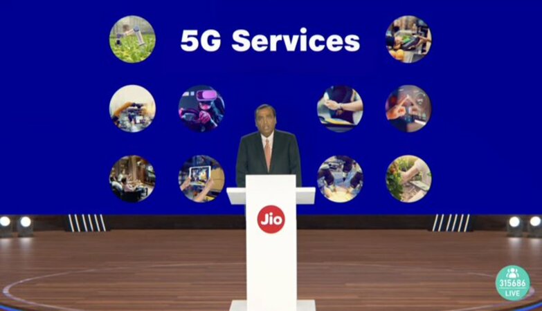 Mukesh Ambani announces 5G standalone services, partners Meta, Google, Microsoft, Intel in India
