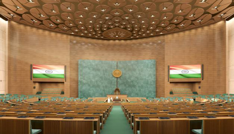 Discover the magnificence of India’s New Parliament House: Experience a captivating virtual tour inside the architectural marvel